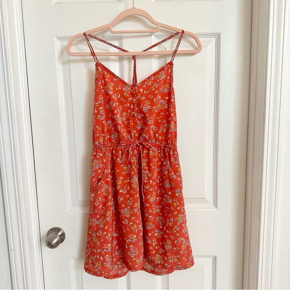 American Eagle Outfitters Dresses & Skirts - $5 SALE Orange floral American Eagle dress